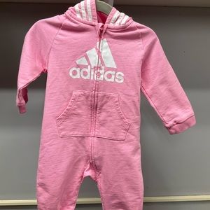 Adidas kids hoodie jump suit